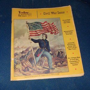 Rare Civil War Issue 1961 National Enquirer Magazine (71 pages) - VG Condition